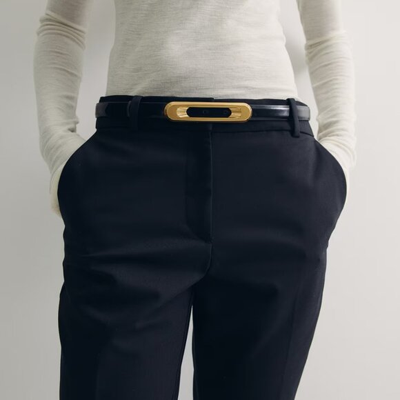 NWT - H&M Ankle Length Slacks in a Black Color Size 6 - Picture 6 of 7